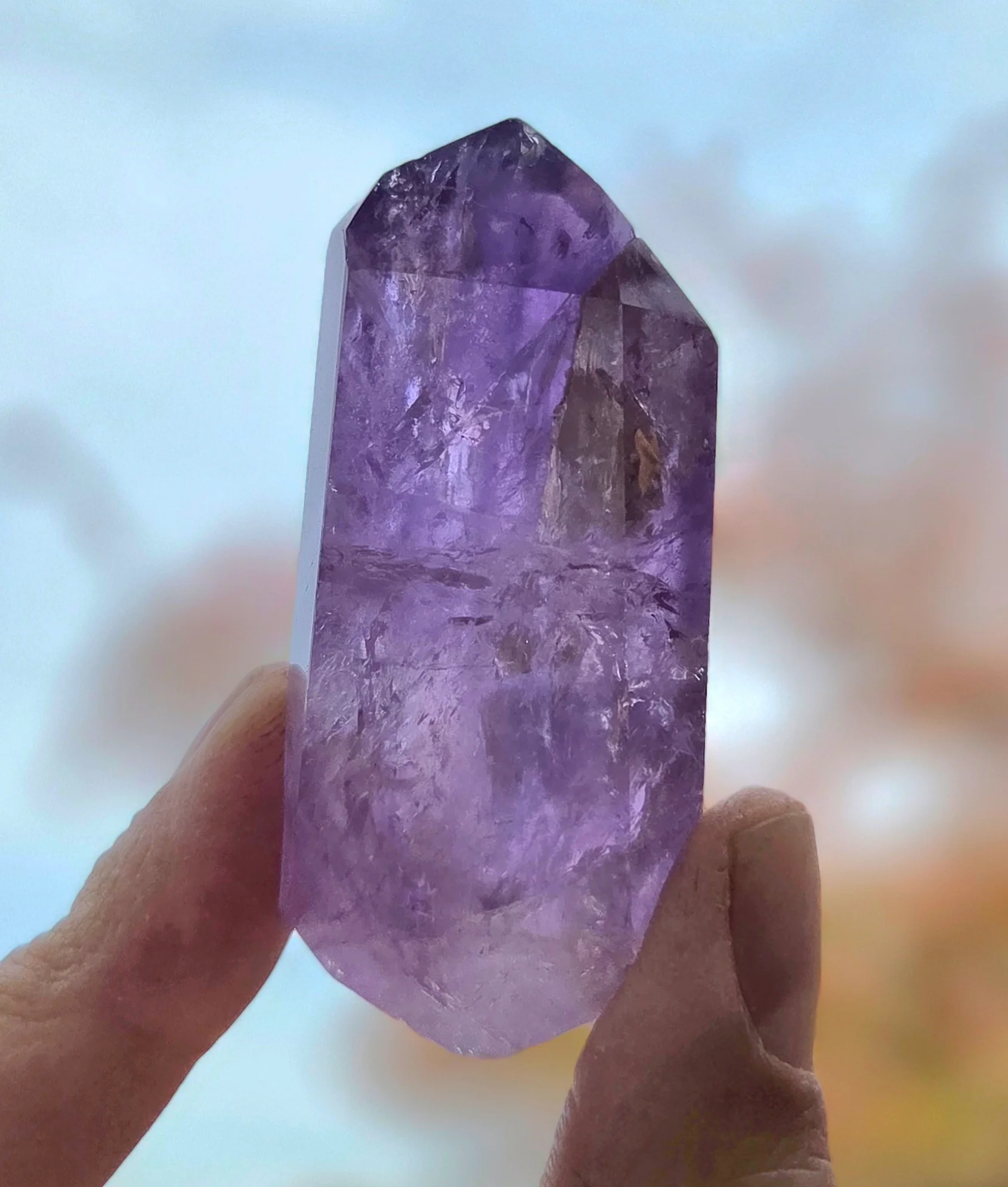 Amethyst- A-grade double terminated points - size B - Image 12