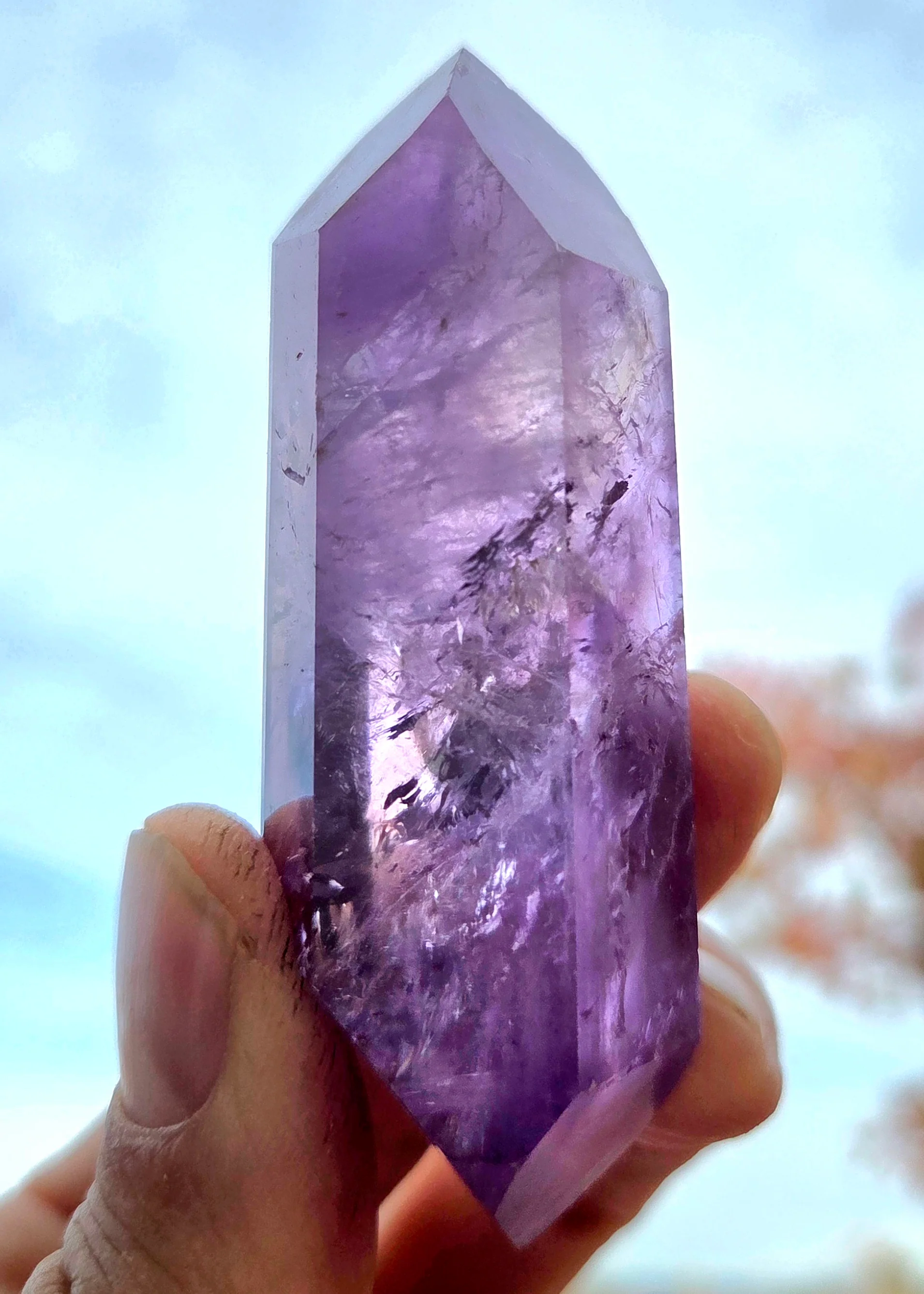 Amethyst- A-grade double terminated points - size B - Image 3