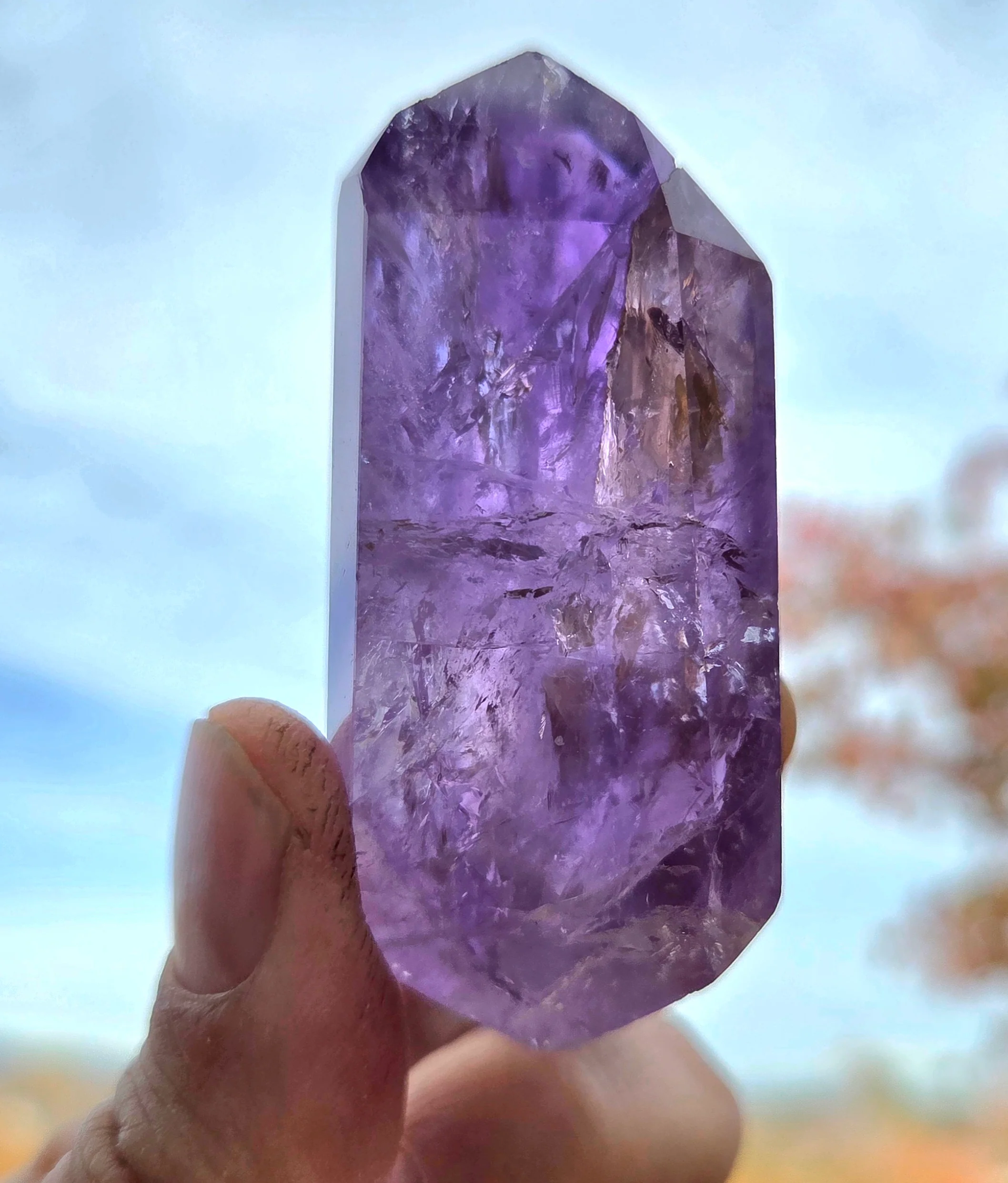 Amethyst- A-grade double terminated points - size B - Image 7