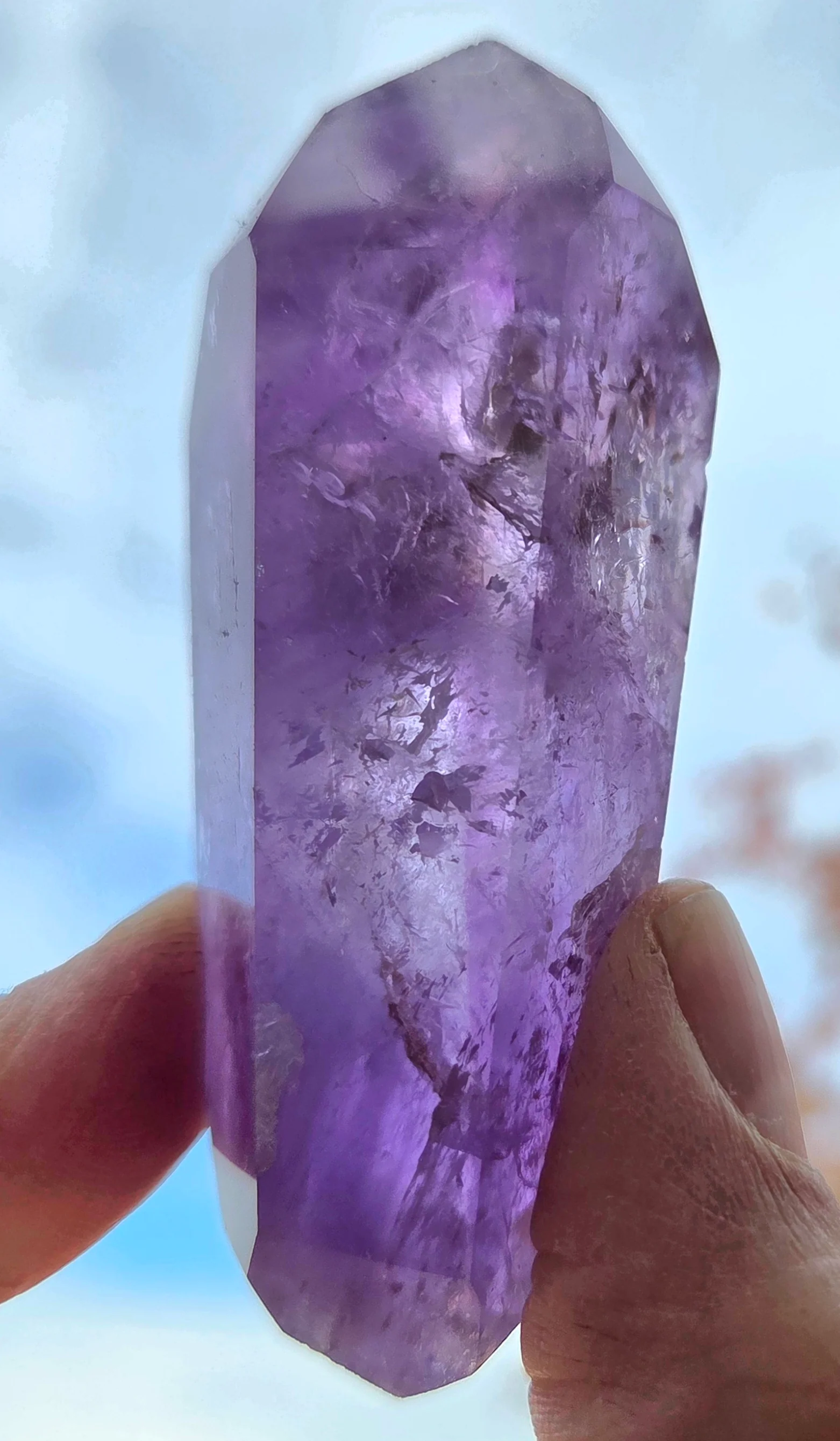 Amethyst- A-grade double terminated points - size C - Image 3