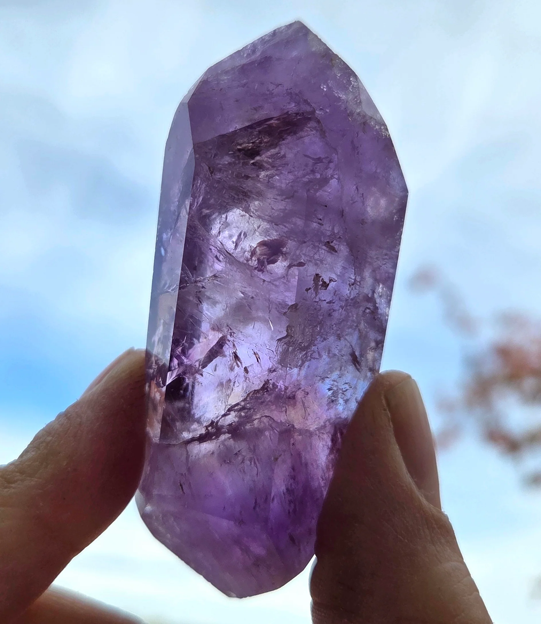 Amethyst- A-grade double terminated points - size C - Image 6