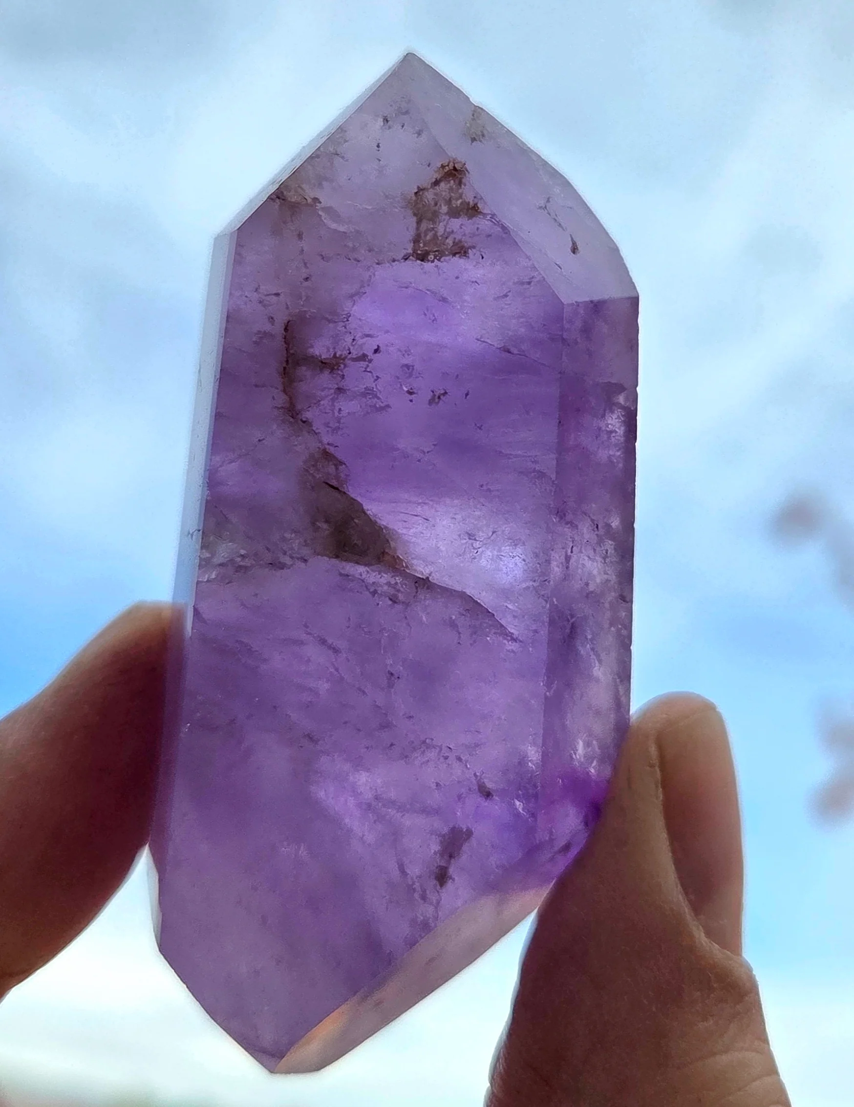 Amethyst- A-grade double terminated points - size C - Image 7