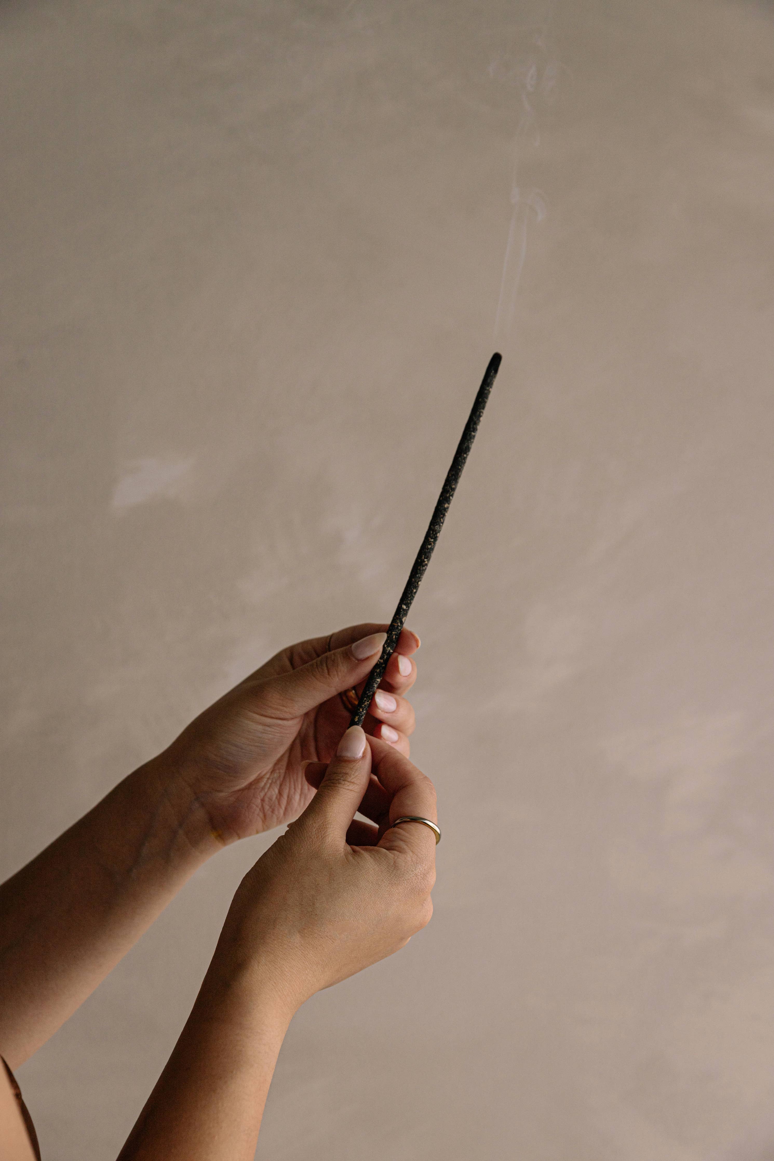 Black Copal Hand-Rolled Incense Stick - Image 4