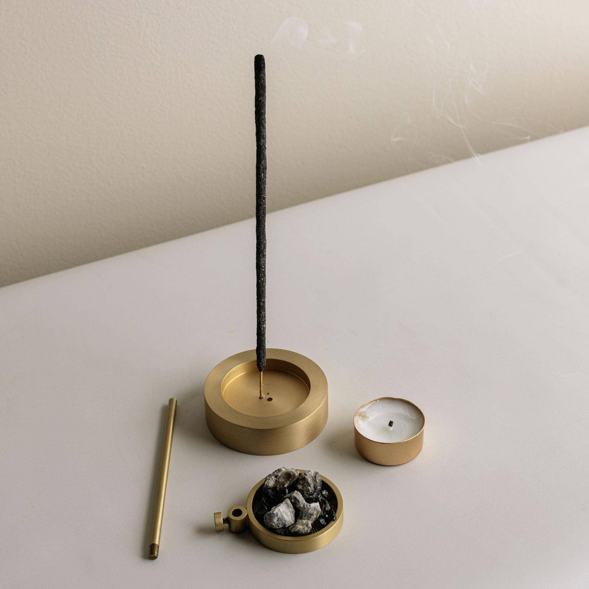 Brass Resin Incense Burner - Image 3