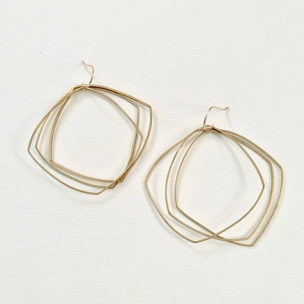 Handmade Giza Hoop Earrings - Image 3