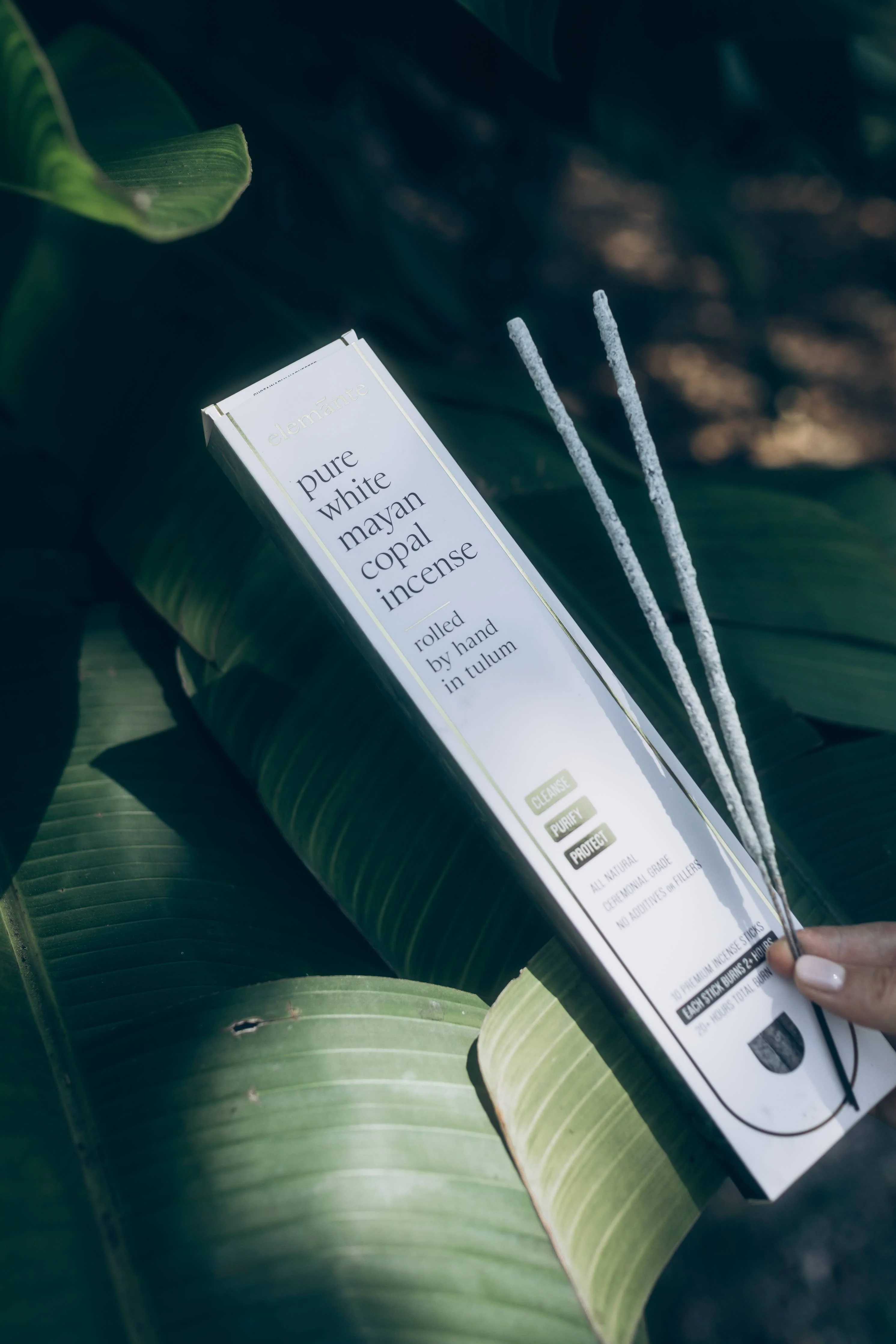 White Copal Incense Sticks (Rolled in Tulum) 20h+ burn time - Image 4